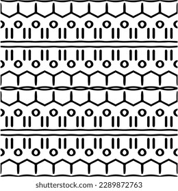 Vector monochrome pattern, Abstract texture for fabric print, card, table cloth, furniture, banner, cover, invitation, decoration, wrapping.seamless repeating pattern.Black and white color.