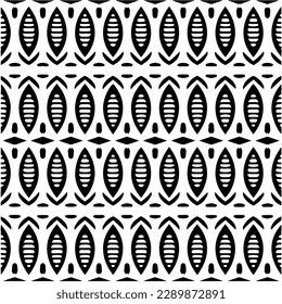 Vector monochrome pattern, Abstract texture for fabric print, card, table cloth, furniture, banner, cover, invitation, decoration, wrapping.seamless repeating pattern.Black and white color.