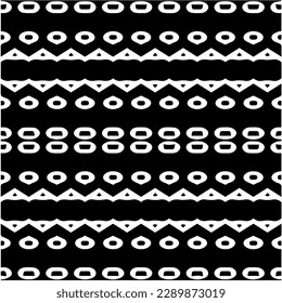 Vector monochrome pattern, Abstract texture for fabric print, card, table cloth, furniture, banner, cover, invitation, decoration, wrapping.seamless repeating pattern.Black and white color.