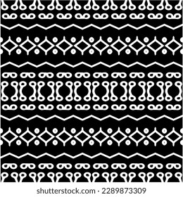 Vector monochrome pattern, Abstract texture for fabric print, card, table cloth, furniture, banner, cover, invitation, decoration, wrapping.seamless repeating pattern.Black and white color.