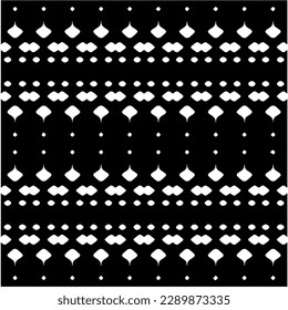 Vector monochrome pattern, Abstract texture for fabric print, card, table cloth, furniture, banner, cover, invitation, decoration, wrapping.seamless repeating pattern.Black and white color.