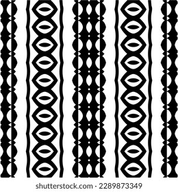 Vector monochrome pattern, Abstract texture for fabric print, card, table cloth, furniture, banner, cover, invitation, decoration, wrapping.seamless repeating pattern.Black and white color.