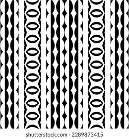 Vector monochrome pattern, Abstract texture for fabric print, card, table cloth, furniture, banner, cover, invitation, decoration, wrapping.seamless repeating pattern.Black and white color.
