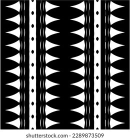 Vector monochrome pattern, Abstract texture for fabric print, card, table cloth, furniture, banner, cover, invitation, decoration, wrapping.seamless repeating pattern.Black and white color.