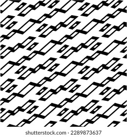 Vector monochrome pattern, Abstract texture for fabric print, card, table cloth, furniture, banner, cover, invitation, decoration, wrapping.seamless repeating pattern.Black and white color.