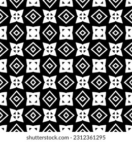 Vector monochrome pattern, Abstract texture for fabric print, card, table cloth, furniture, banner, cover, invitation, decoration, wrapping.seamless repeating pattern.Black and 
white color.