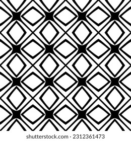 Vector monochrome pattern, Abstract texture for fabric print, card, table cloth, furniture, banner, cover, invitation, decoration, wrapping.seamless repeating pattern.Black and 
white color.