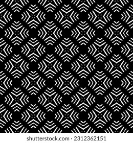 Vector monochrome pattern, Abstract texture for fabric print, card, table cloth, furniture, banner, cover, invitation, decoration, wrapping.seamless repeating pattern.Black and 
white color.