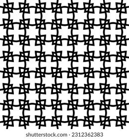 Vector monochrome pattern, Abstract texture for fabric print, card, table cloth, furniture, banner, cover, invitation, decoration, wrapping.seamless repeating pattern.Black and 
white color.