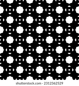 Vector monochrome pattern, Abstract texture for fabric print, card, table cloth, furniture, banner, cover, invitation, decoration, wrapping.seamless repeating pattern.Black and 
white color.