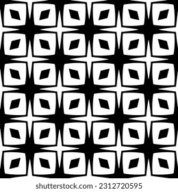 Vector monochrome pattern, Abstract texture for fabric print, card, table cloth, furniture, banner, cover, invitation, decoration, wrapping.seamless repeating pattern. Black and white color.