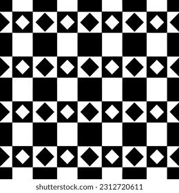 Vector monochrome pattern, Abstract texture for fabric print, card, table cloth, furniture, banner, cover, invitation, decoration, wrapping.seamless repeating pattern. Black and white color.