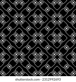 Vector monochrome pattern, Abstract texture for fabric print, card, table cloth, furniture, banner, cover, invitation, decoration, wrapping.seamless repeating pattern. Black and white color.