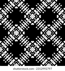 Patrón monocromo vectorial, textura abstracta para impresión de tela, tarjeta, mantel de mesa, mobiliario, banner, cubierta, invitación, decoración, envoltura.patrón repitido sin fisuras. Color negro.