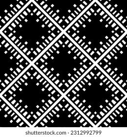 Vector monochrome pattern, Abstract texture for fabric print, card, table cloth, furniture, banner, cover, invitation, decoration, wrapping.seamless repeating pattern. Black  color.