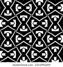 Vector monochrome pattern, Abstract texture for fabric print, card, table cloth, furniture, banner, cover, invitation, decoration, wrapping.seamless repeating pattern. Black  color.