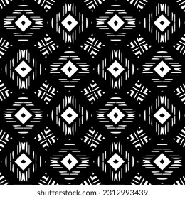 Patrón monocromo vectorial, textura abstracta para impresión de tela, tarjeta, mantel de mesa, mobiliario, banner, cubierta, invitación, decoración, envoltura.patrón repitido sin fisuras. Color negro.