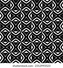 Vector monochrome pattern, Abstract texture for fabric print, card, table cloth, furniture, banner, cover, invitation, decoration, wrapping.seamless repeating pattern. Black  color.