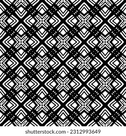 Vector monochrome pattern, Abstract texture for fabric print, card, table cloth, furniture, banner, cover, invitation, decoration, wrapping.seamless repeating pattern. Black  color.