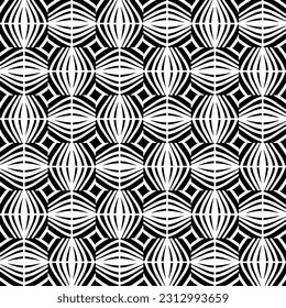 Vector monochrome pattern, Abstract texture for fabric print, card, table cloth, furniture, banner, cover, invitation, decoration, wrapping.seamless repeating pattern. Black  color.