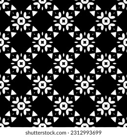 Vector monochrome pattern, Abstract texture for fabric print, card, table cloth, furniture, banner, cover, invitation, decoration, wrapping.seamless repeating pattern. Black  color.