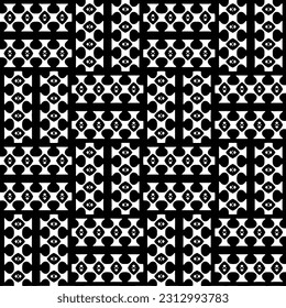 Vector monochrome pattern, Abstract texture for fabric print, card, table cloth, furniture, banner, cover, invitation, decoration, wrapping.seamless repeating pattern. Black  color.