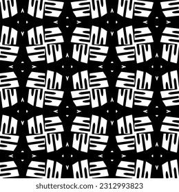 Vector monochrome pattern, Abstract texture for fabric print, card, table cloth, furniture, banner, cover, invitation, decoration, wrapping.seamless repeating pattern. Black  color.