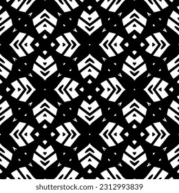 Patrón monocromo vectorial, textura abstracta para impresión de tela, tarjeta, mantel de mesa, mobiliario, banner, cubierta, invitación, decoración, envoltura.patrón repitido sin fisuras. Color negro.
