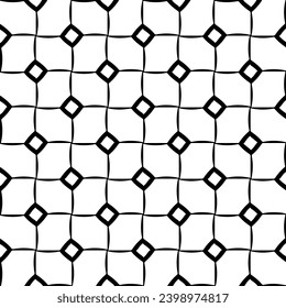 Vector monochrome pattern, Abstract texture for fabric print, card, table cloth, furniture, banner, cover, invitation, decoration, wrapping.seamless repeating pattern.Black and 
white color.