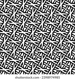 Vector monochrome pattern, Abstract texture for fabric print, card, table cloth, furniture, banner, cover, invitation, decoration, wrapping.seamless repeating pattern.Black and 
white color.