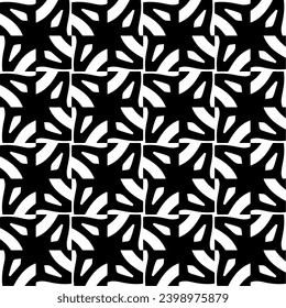 Vector monochrome pattern, Abstract texture for fabric print, card, table cloth, furniture, banner, cover, invitation, decoration, wrapping.seamless repeating pattern.Black and 
white color.