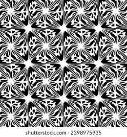 Vector monochrome pattern, Abstract texture for fabric print, card, table cloth, furniture, banner, cover, invitation, decoration, wrapping.seamless repeating pattern.Black and 
white color.