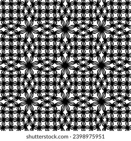 Vector monochrome pattern, Abstract texture for fabric print, card, table cloth, furniture, banner, cover, invitation, decoration, wrapping.seamless repeating pattern.Black and 
white color.