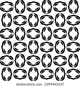 Vector monochrome pattern, Abstract texture for fabric print, card, table cloth, furniture, banner, cover, invitation, decoration, wrapping.seamless repeating pattern.Black and 
white color.