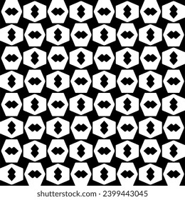 Vector monochrome pattern, Abstract texture for fabric print, card, table cloth, furniture, banner, cover, invitation, decoration, wrapping.seamless repeating pattern.Black and 
white color.