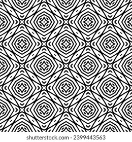 Vector monochrome pattern, Abstract texture for fabric print, card, table cloth, furniture, banner, cover, invitation, decoration, wrapping.seamless repeating pattern.Black and 
white color.