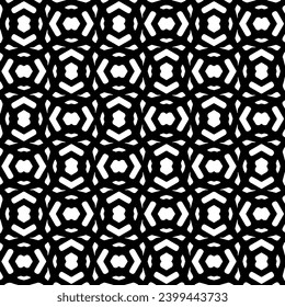 Vector monochrome pattern, Abstract texture for fabric print, card, table cloth, furniture, banner, cover, invitation, decoration, wrapping.seamless repeating pattern.Black and 
white color.