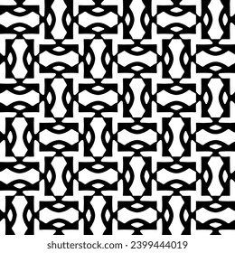 Vector monochrome pattern, Abstract texture for fabric print, card, table cloth, furniture, banner, cover, invitation, decoration, wrapping.seamless repeating pattern.Black and 
white color.