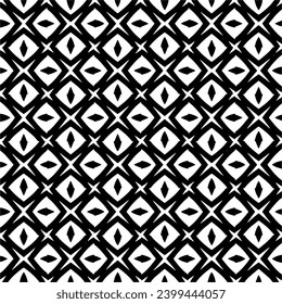 Vector monochrome pattern, Abstract texture for fabric print, card, table cloth, furniture, banner, cover, invitation, decoration, wrapping.seamless repeating pattern.Black and 
white color.