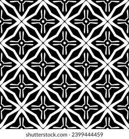 Vector monochrome pattern, Abstract texture for fabric print, card, table cloth, furniture, banner, cover, invitation, decoration, wrapping.seamless repeating pattern.Black and 
white color.
