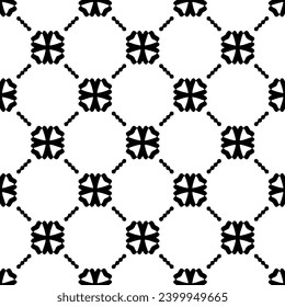 Vector monochrome pattern, Abstract texture for fabric print, card, table cloth, furniture, banner, cover, invitation, decoration, wrapping.seamless repeating pattern.Black and 
white color.