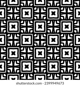 Vector monochrome pattern, Abstract texture for fabric print, card, table cloth, furniture, banner, cover, invitation, decoration, wrapping.seamless repeating pattern.Black and 
white color.