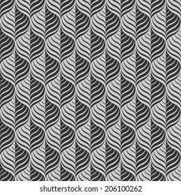 Vector monochrome pattern, seamless background