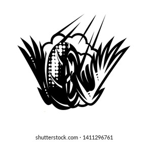 Vector monochrome pattern with wheel, wings on a motorcycle theme.