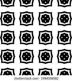 Patrón monocromo sin soldadura vectorial, textura sin fin abstracta para impresión de tela, tarjeta, mantel de mesa, mobiliario, banner, cubierta, invitación, decoración, envoltura.