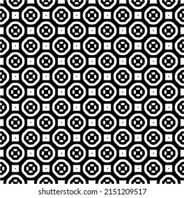 Vector monochrome seamless pattern. Abstract texture for fabric print, card, table cloth, furniture, banner, cover, invitation, decoration, wrapping.seamless repeating pattern.Black and 
white color.