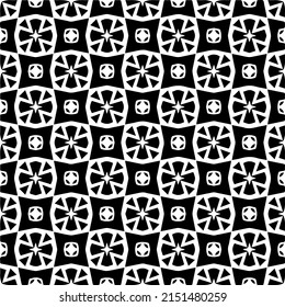 Vector monochrome seamless pattern. Abstract texture for fabric print, card, table cloth, furniture, banner, cover, invitation, decoration, wrapping.seamless repeating pattern.Black and 
white color.