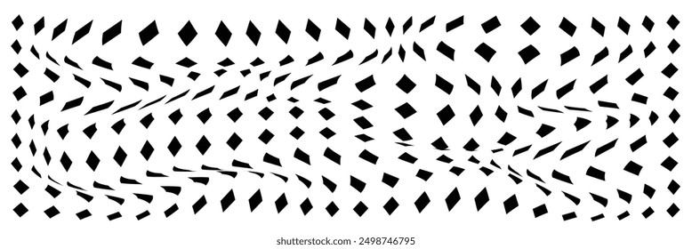 Vector monochrome seamless pattern. Black white repeat minimalist background with dots, diagonal array. Simple abstract geometric texture.