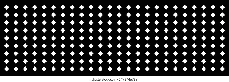 Vector monochrome seamless pattern. Black white repeat minimalist background with dots, diagonal array. Simple abstract geometric texture.