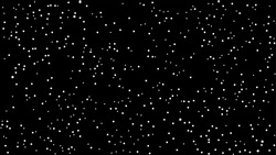 Vector. Monochrome Seamless Pattern Of Cosmic Space With Stars On Night Starry Sky. Abstract Background With Dots. Falling Snow On A Black Background. Decorative Endless Texture